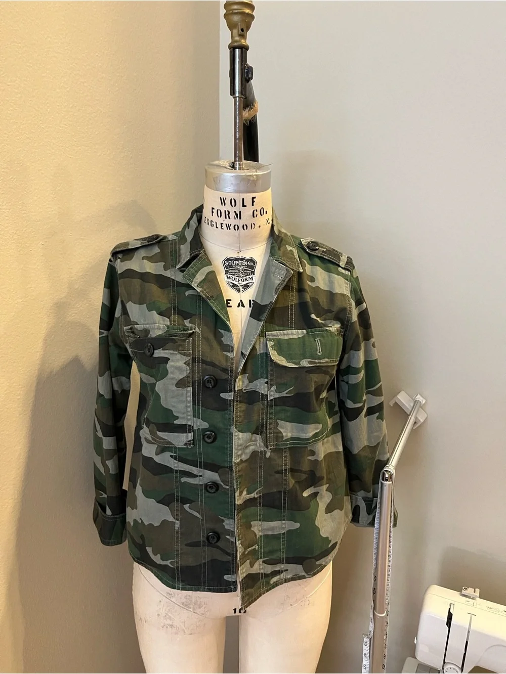 Women’s J Crew Camo Jacket